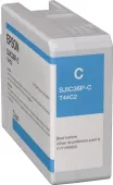  Original Epson C13T44C240 SJIC36P-C Tintenpatrone cyan (ca. 80 ml) 