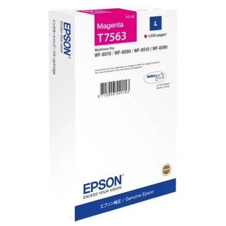 Original Epson C13T75634N T7563 Tintenpatrone magenta (ca. 1.500 Seiten)