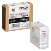  Original Epson C13T85060N T8506 Tintenpatrone magenta hell (ca. 80 ml) 