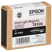  Original Epson C13T85060N T8506 Tintenpatrone magenta hell (ca. 80 ml) 