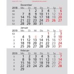 Ersatzkalendarium für Tischkalender 2027/2028