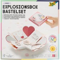 folia Bastelset Explosionsbox Romance 46-teilig