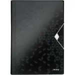 LEITZ Fächermappe WOW 4589 6 Fächer schwarz, 1 Stück