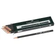  12 Bleistifte 1111 von FABER-CASTELL, HB, schwarz 