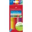  24 Buntstifte Colour Grip von FABER-CASTELL farbsortiert -Karton-Etui- 