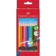  12 Buntstifte Classic von FABER-CASTELL radierbar, farbsortiert 