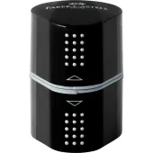  Dosenspitzer dreifach GRIP 2001 von FABER-CASTELL, schwarz 