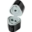  Dosenspitzer dreifach GRIP 2001 von FABER-CASTELL, schwarz 