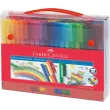  60 Filzstifte Connector von FABER-CASTELL farbsortiert 
