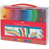  60 Filzstifte Connector von FABER-CASTELL farbsortiert 