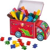  33 Filzstifte Connector Truck von FABER-CASTELL farbsortiert 