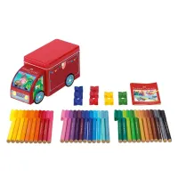 33 Filzstifte Connector Truck von FABER-CASTELL farbsortiert