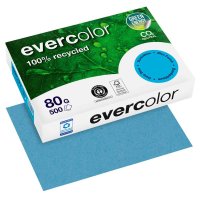 farbiges Kopierpapier Recyclingpapier Evercolor von Clairefontaine, DIN A4, 80 g/m², 500 Blatt, dunkelblau
