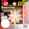  Bascetta-Stern Schneeflocke weiß, silber von folia 
