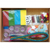  folia Bastelset Kreativbox Glitter 900-tlg. 