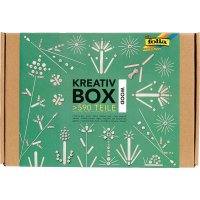 folia Bastelset Kreativbox Wood 590-teilig, mehrfarbig