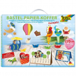  folia Bastelset Papier-Koffer Ganzjahr 110-teilig, mehrfarbig 