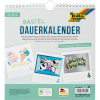  folia Kalender zum Selbstgestalten Dauerkalender jahresunabhängig weiß 