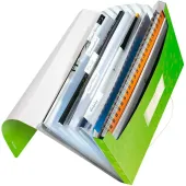  Projektmappe WOW 4589 von LEITZ, DIN A4, 6 Fächer, grün 