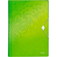 LEITZ Fächermappe WOW 4589 6 Fächer grün, 1 Stück