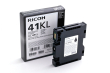  Original Ricoh GC41BKL 405765 GC-41 KL Gelkartusche schwarz (ca. 600 Seiten) 