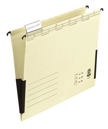 25 Hängetaschen DIN A4, 230 g/qm, chamois