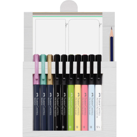 FABER-CASTELL Handlettering-Set, farbsortiert, 12-teilig