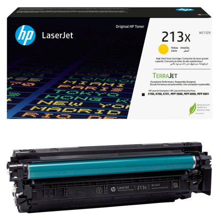 Original HP 213X W 2132 X Toner gelb High-Capacity (ca. 6.000 Seiten)