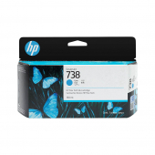  Original HP 738, 498N5A Tintenpatrone cyan (ca. 130 ml) 