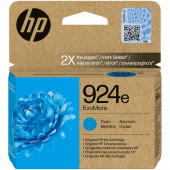  Original HP 924E, 4K0U7NE Tintenpatrone cyan EvoMore (ca. 800 Seiten) 