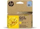  Original HP 937E, 4S6W8NE Tintenpatrone gelb Evomore (ca. 1.650 Seiten) 