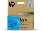  Original HP 937E, 4S6W6NE Tintenpatrone cyan Evomore (ca. 1.650 Seiten) 