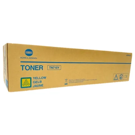 Original Konica Minolta ACP8250 TN-715Y Toner gelb (ca. 45.000 Seiten)