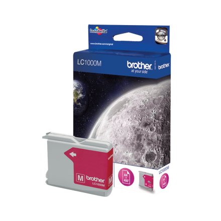 Original Brother LC1000M LC-1000 Tintenpatrone magenta (ca. 400 Seiten)