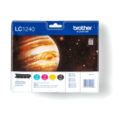  Original Brother LC-1240 VAL BP Tintenpatrone MultiPack Bk,C,M,Y (ca. 600 Seiten) 
