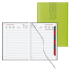  Buchkalender 2024 von Lediberg, A5, lemongreen 