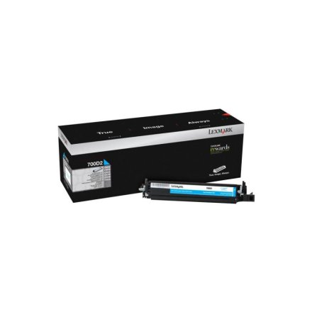 Original Lexmark 700D2 70C0D20 Entwicklereinheit cyan (ca. 40.000 Seiten)