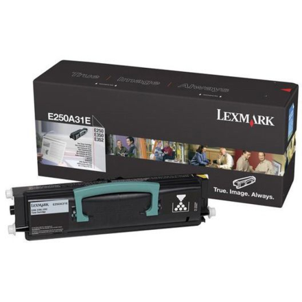 Original Lexmark E250A31E Toner schwarz (ca. 3.500 Seiten)
