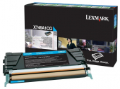  Original Lexmark X746A1CG X746 Toner cyan return program (ca. 7.000 Seiten) 