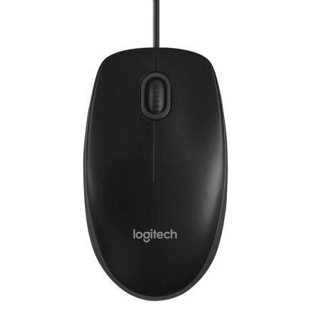 Logitech B100 Maus kabelgebunden schwarz