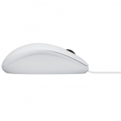  Logitech B100 Maus kabelgebunden weiss 