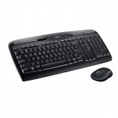  Logitech Wireless Combo MK330 Tastatur-Maus-Set kabellos schwarz 