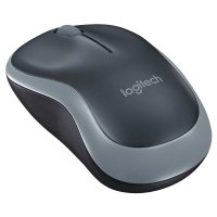 Logitech Wireless Mouse M185 Maus kabellos grau