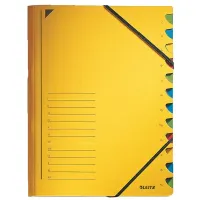 Ordnungsmappe 3912 von LEITZ, DIN A4, 12 Fächer, gelb