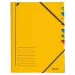  Ordnungsmappe 3907 von LEITZ, DIN A4, 7 Fächer, gelb 