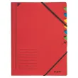  Ordnungsmappe 3907 von LEITZ, DIN A4, 7 Fächer, rot 