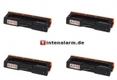  4 Toner von tintenalarm.de ersetzt Ricoh 406094, 406099, 406106, 406097 