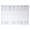  Schreibtischunterlage Office mit Kalender von RNK-Verlag, 30 Blatt,weiß 