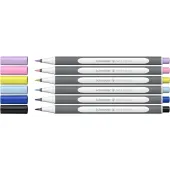  6 Filzstifte Paint-It Brush von Schneider farbsortiert 