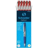  10 Gelschreiber Gelion+ von Schneider, Schreibfarbe rot 